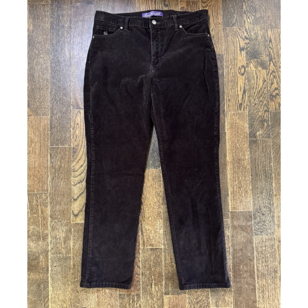 Gloria Vanderbilt Corduroy Pants Women's Size 14 Average (W34xL29) Stretch Brown